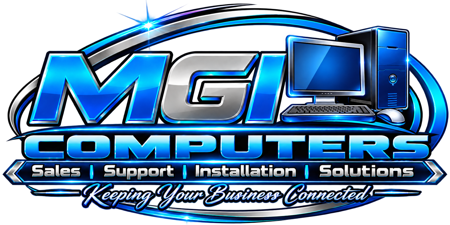 MGI Computers logo