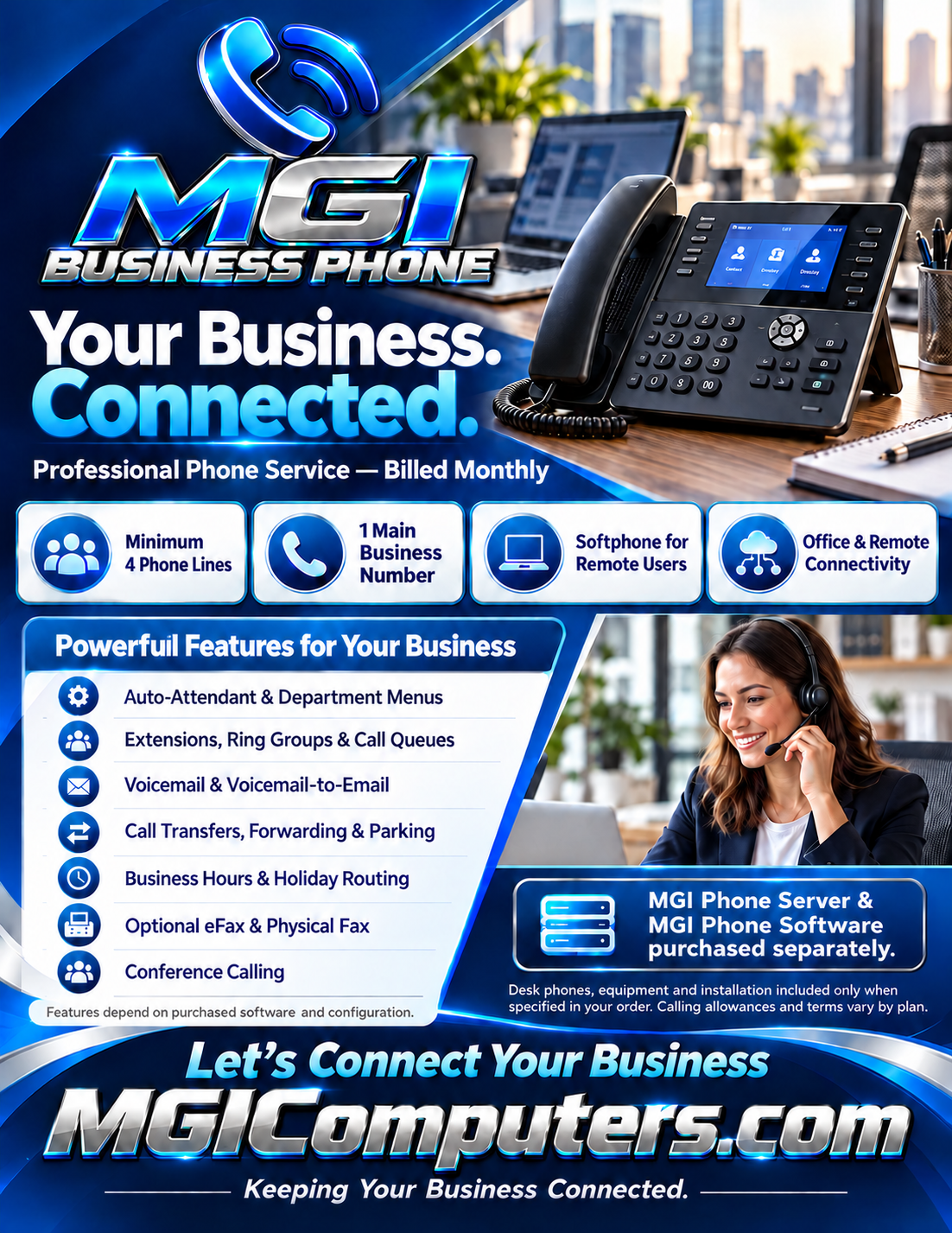Professional phone service flyer-2