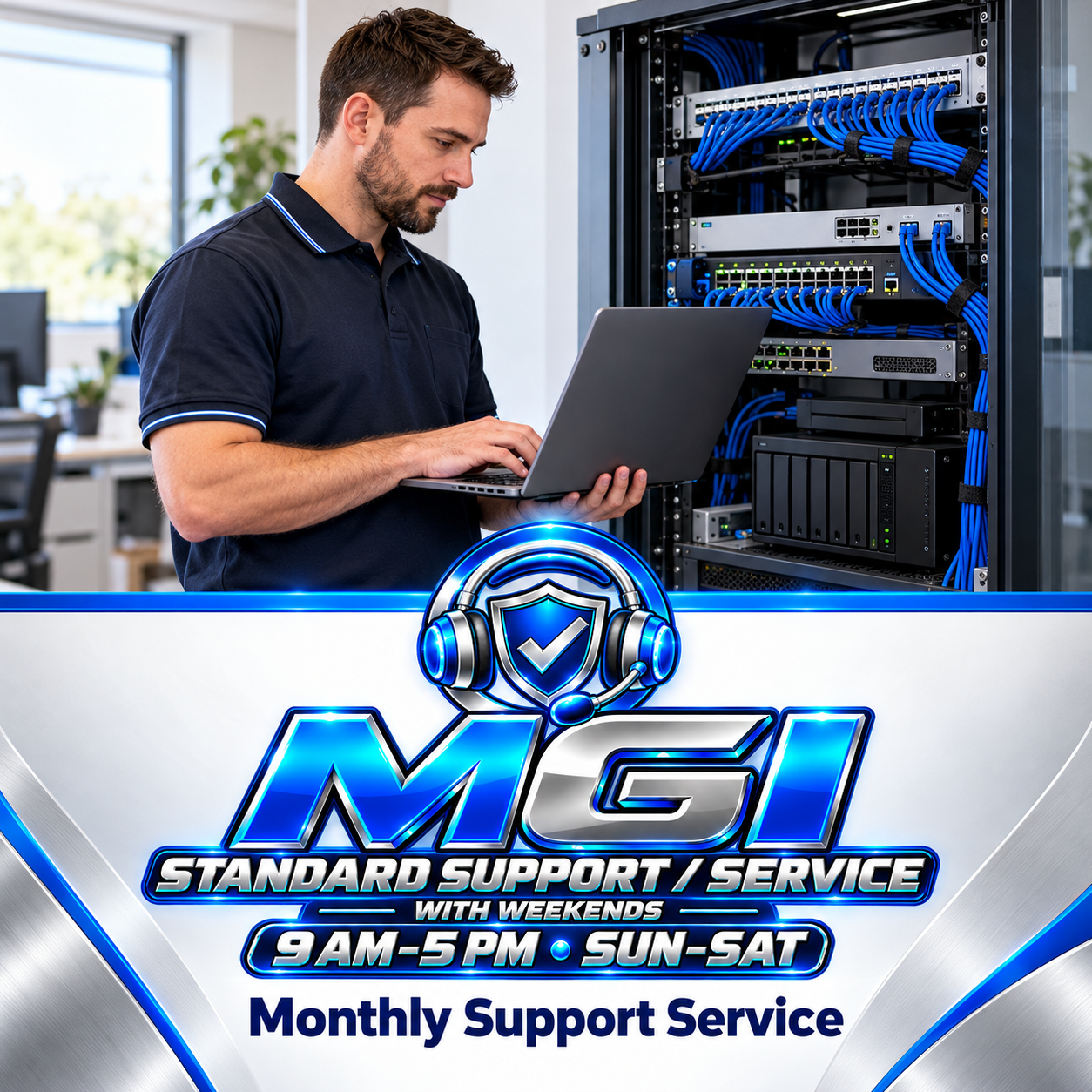 Technician providing weekend network support-5